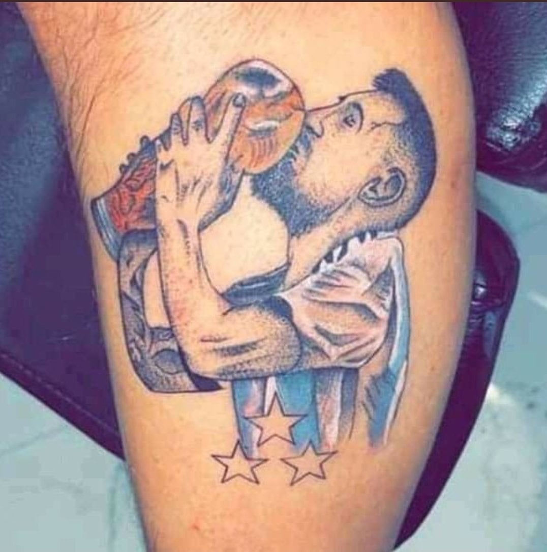 Los tatuajes más polémicos de los hinchas.