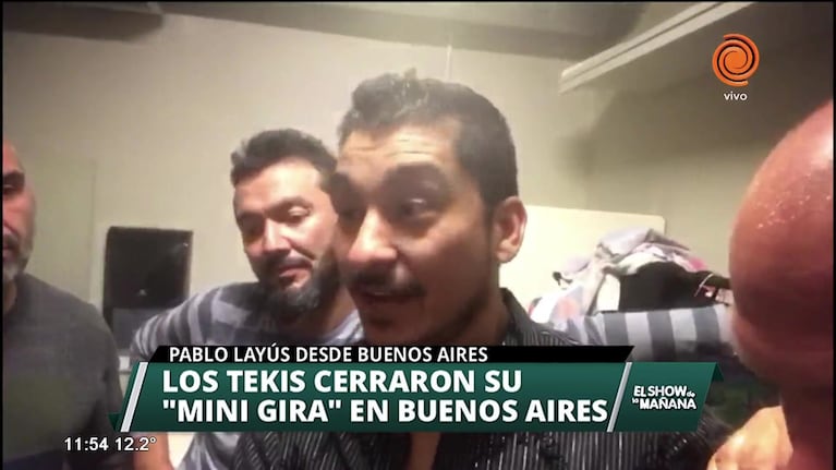 "Los Tekis" cerraron su gira en Buenos Aires