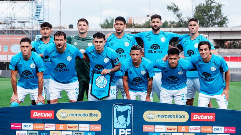 Los titulares de Belgrano ante Barracas.