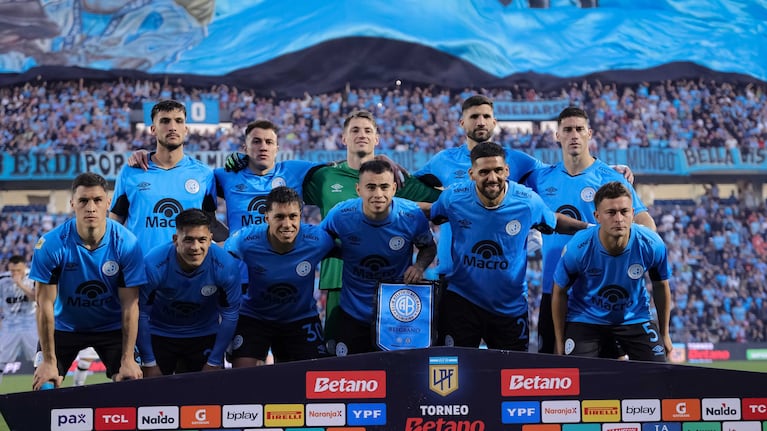 Los titulares de Belgrano ante Central Córdoba.