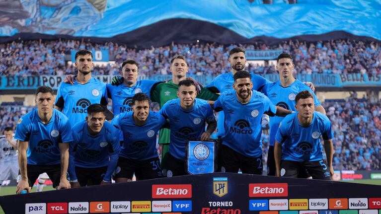 Los titulares de Belgrano ante Central Córdoba.