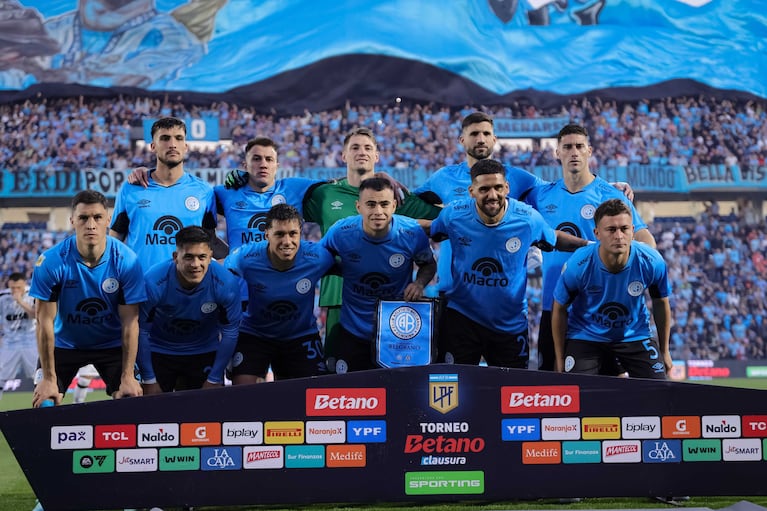 Los titulares de Belgrano ante Central Córdoba.