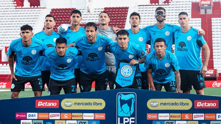 Los titulares de Belgrano ante Huracán.
