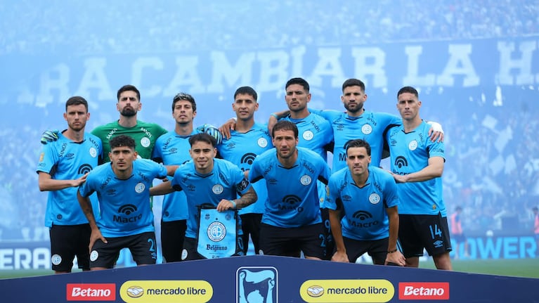 Los titulares de Belgrano ante Talleres. Foto: Lucio Casalla / ElDoce.tv.