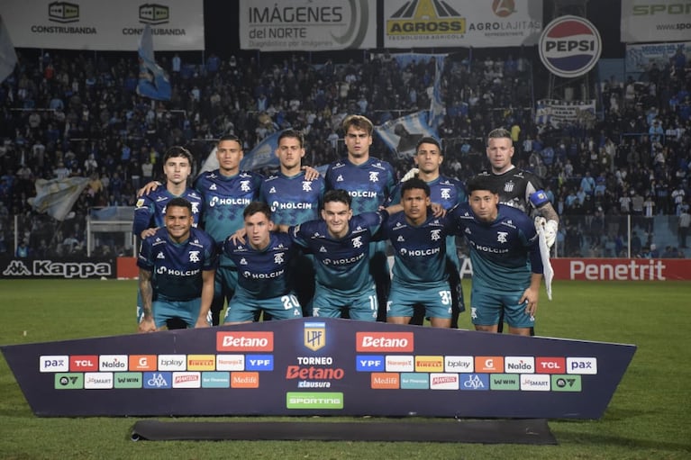 Los titulares de Talleres ante Atlético Tucumán.