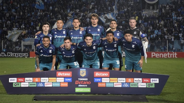 Los titulares de Talleres ante Atlético Tucumán.