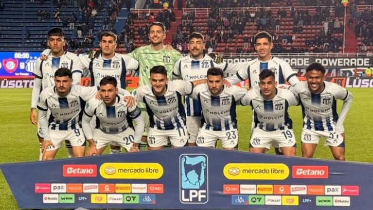 Los titulares de Talleres ante San Lorenzo. (Foto: Prensa LPF)