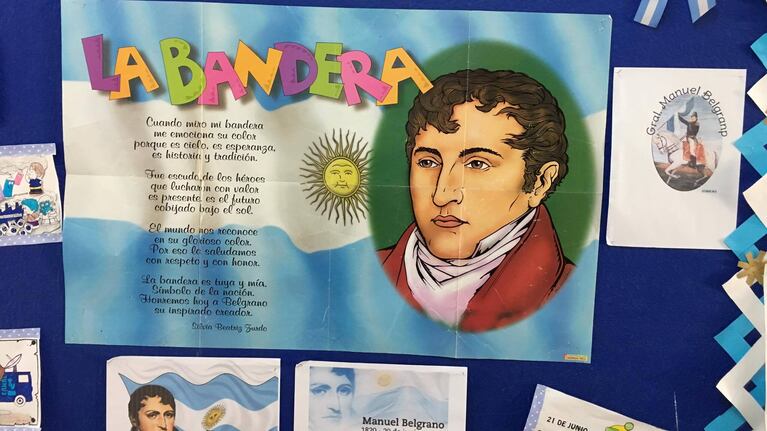 Los trabajos de los chicos de la escuela Benjamín Matienzo.