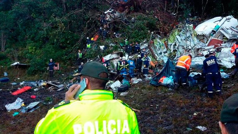 Los trabajos de rescate finalizaron en la tarde del martes. Foto: Caracol.