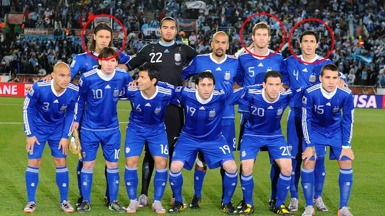 Los tres cordobeses titulares en la victoria contra Grecia.