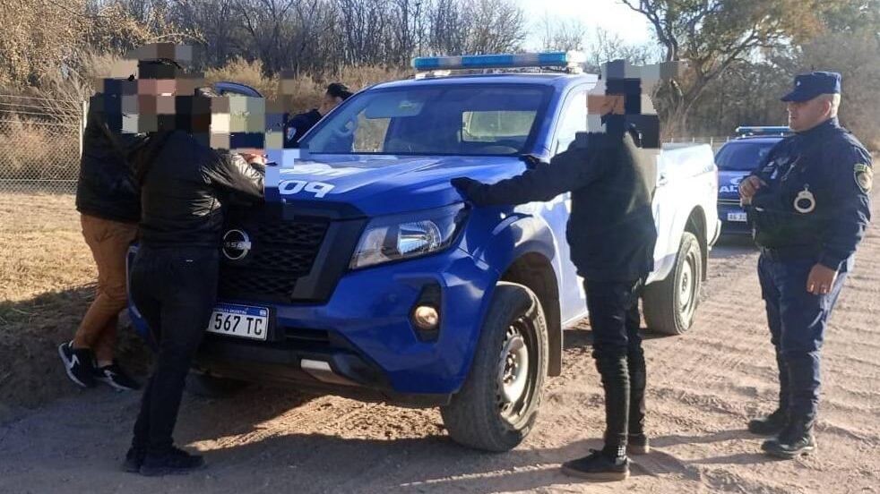 Los tres delincuentes fueron aprehendidos en Unquillo.