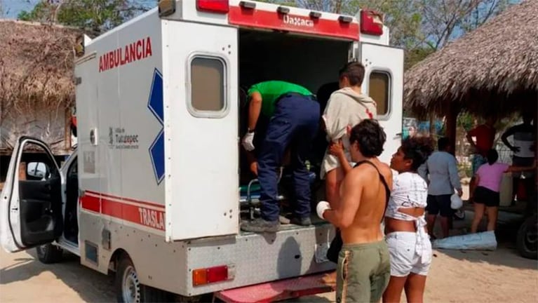 Los turistas cordobeses fueron atacados en Lagunas de Chacahua.