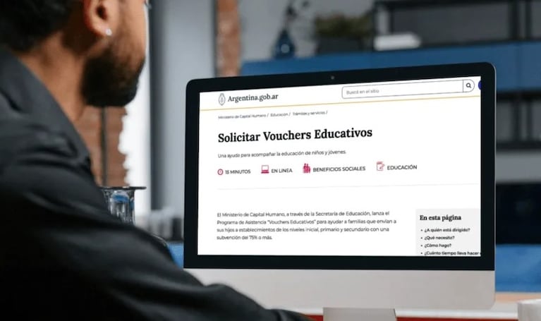 Los vouchers educativos ya tienen fecha de pago.