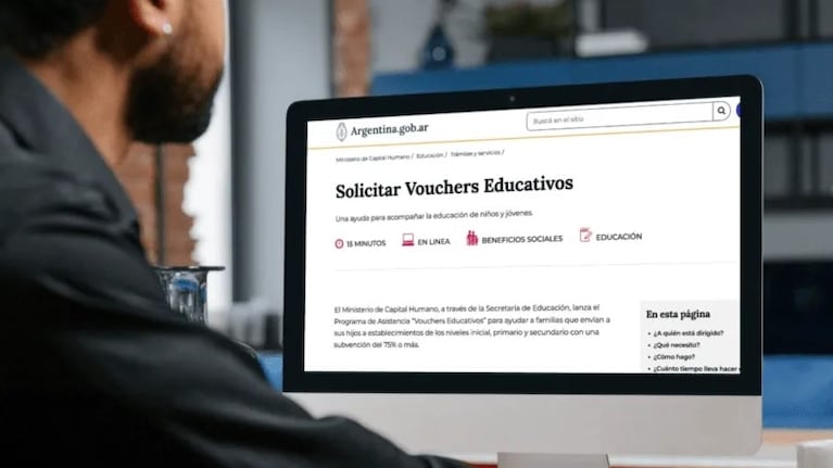 Los vouchers educativos ya tienen fecha de pago.