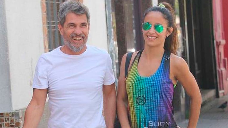 Lourdes Sánchez y Chato Prada esperan la llegada de la cigüeña. 