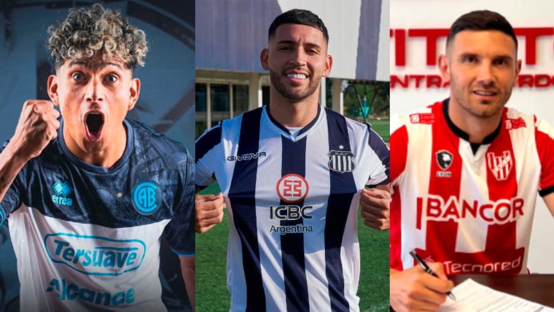 Lucas Diarte, Nahuel Bustos y Adrián Martínez, algunas de las caras nuevas.