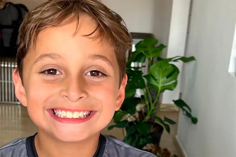 Lucas Gamez, el nene de 8 años desaparecido en Venezuela.