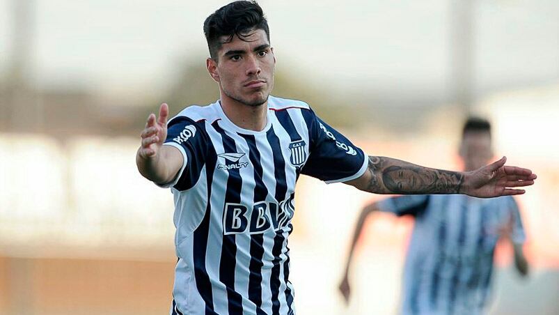 Lucas Olaza, el autor del gol de Talleres frente a Chacarita.