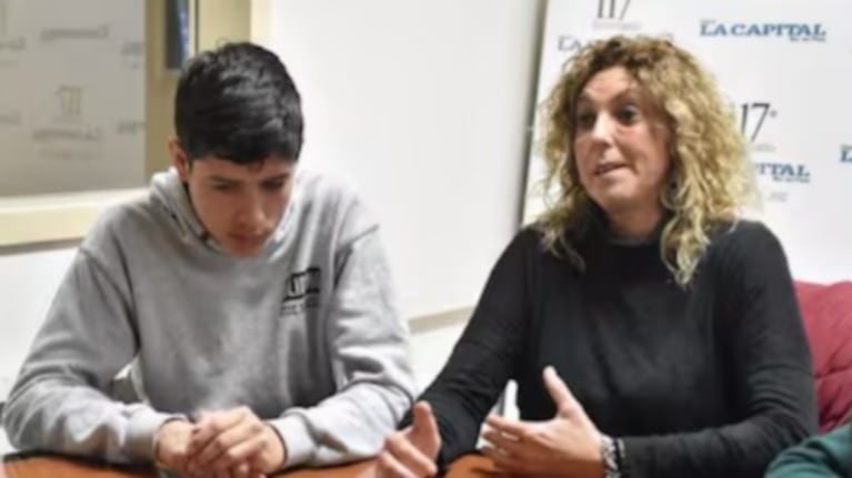 Lucas Ruiz es el hijo más grande de la mujer que están en la mira de la Justicia.