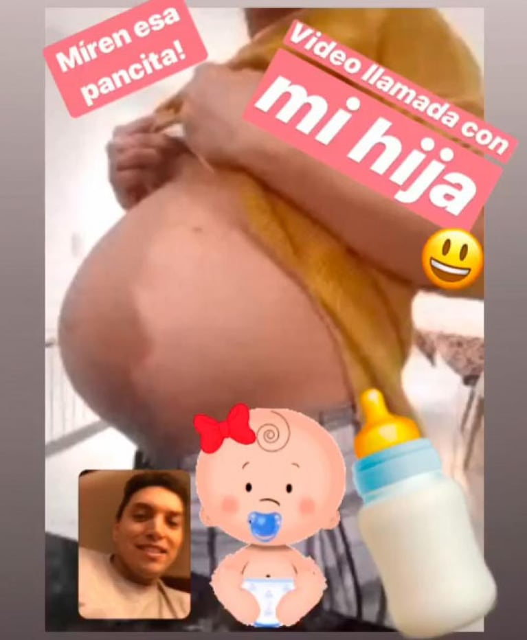 Lucho Castro fue papá de una nena