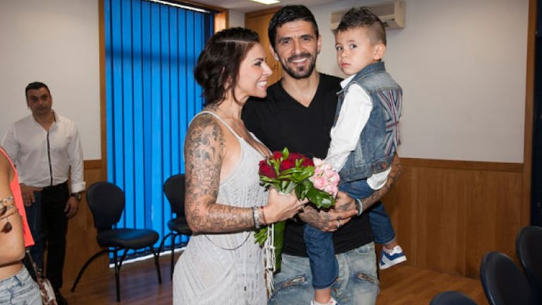 Lucho y Andreia están juntos desde 2009 y se casaron en 2014.