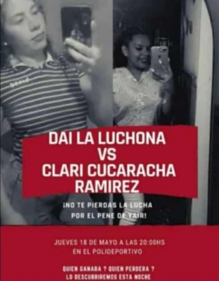 Luchona vs. Cucaracha: pelearon por un chico ante 300 personas y terminaron a los tiros