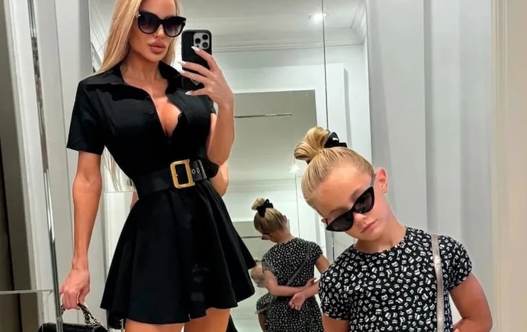 Luciana Salazar se hartó y explotó contra quienes la acusan de teñir a su hija de 8 años