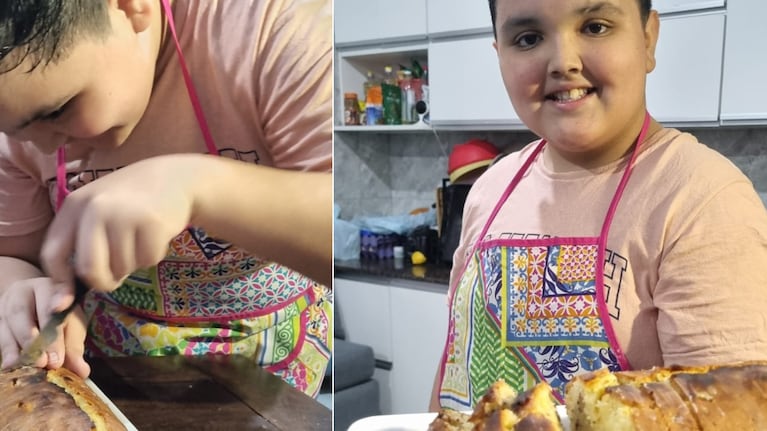 Luciano comenzó a cocinar por el bullying que sufría en la escuela.