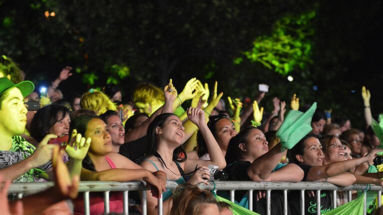 Luciano Pereyra hizo vibrar al público en Carlos Paz. Foto: Lucio Casalla / ElDoce.tv
