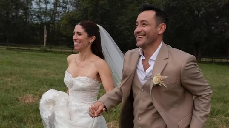 Luciano Pereyra se casó y le dedicó un romántico posteo a su esposa: “La melodía más hermosa”