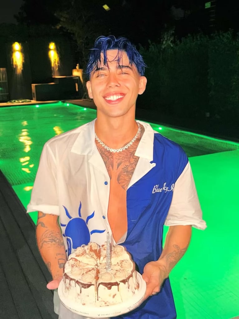Luck Ra en su cumpleaños.
