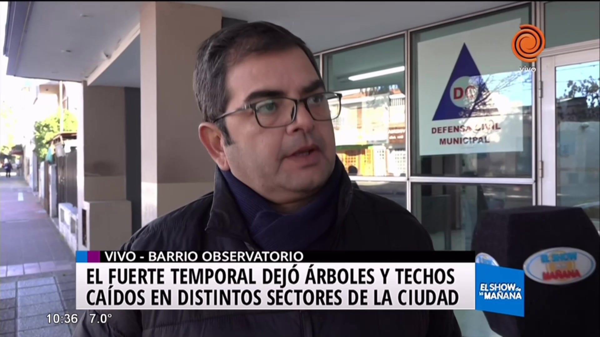 Luego del temporal, Defensa Civil retira árboles caídos