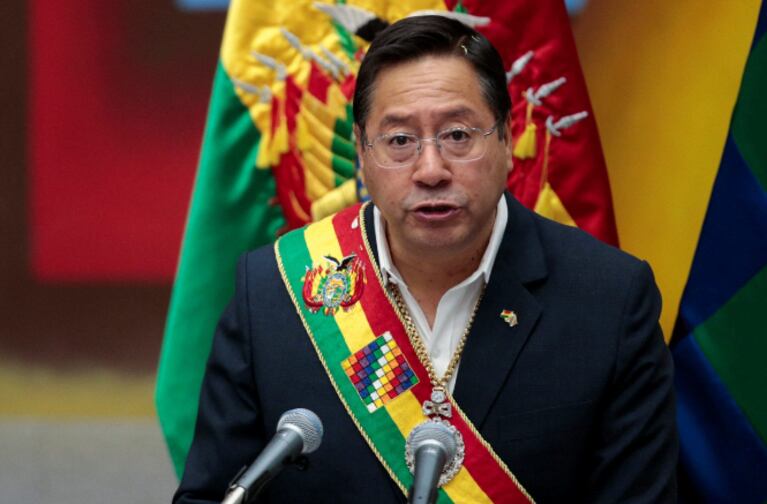 Luis Arce, presidente de Bolivia.