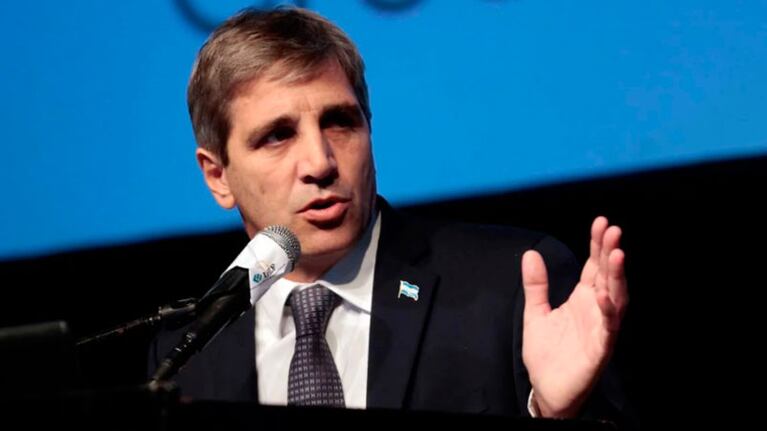 Luis Caputo, ministro de Finanzas de la Nación.