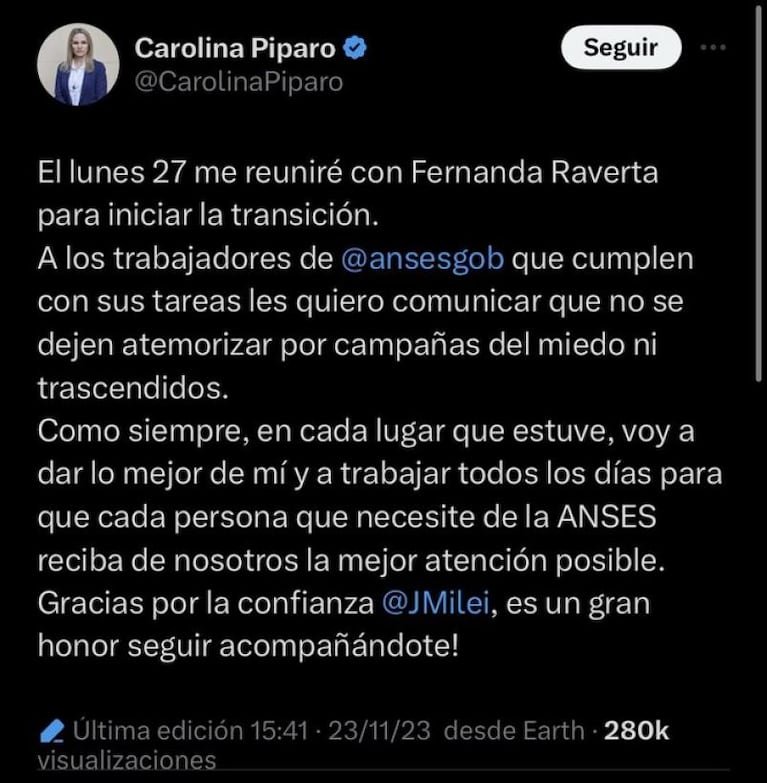 Luis Caputo se perfila como ministro de Economía de Milei