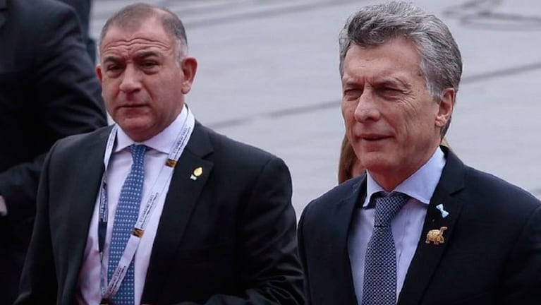 Luis Juez junto a Mauricio Macri en su última visita a Ecuador.