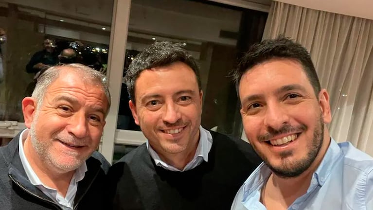 Luis Juez, Rodrigo de Loredo y Marcos Ferrer.