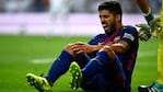 Luis Suárez se lesionó en la final que Barcelona perdió con el Real Madrid.