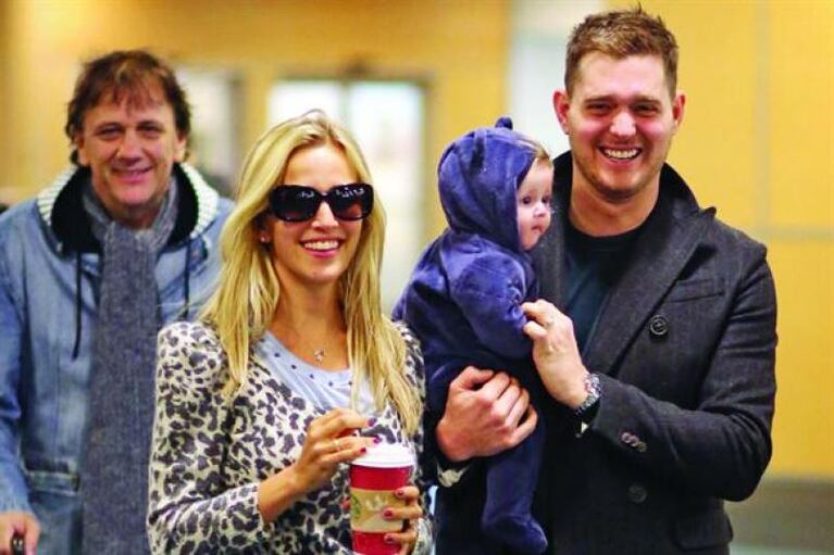 Luisana Lopilato regresó con su hijo Noah enfermo