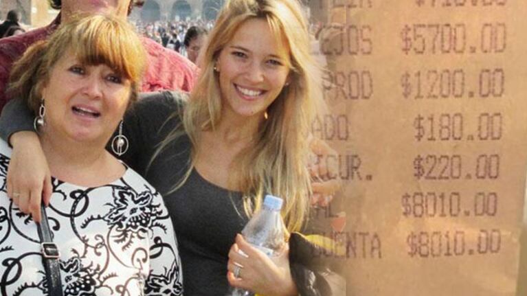 Luisana Lopilato, su mamá beatriz y el polémico ticket.