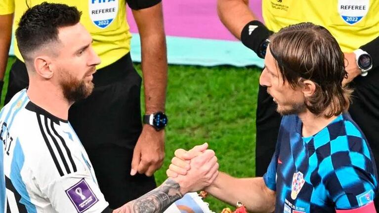 Luka Modric tras la derrota: el deseo para Messi y el mensaje a la hinchada argentina