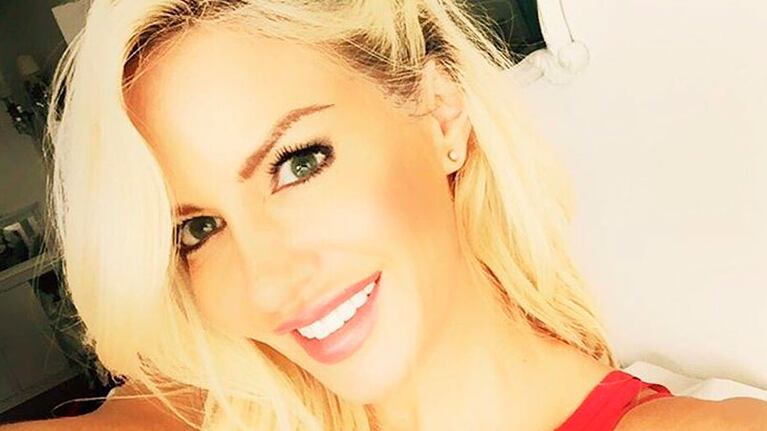 Luli y la foto que hizo furor en las redes sociales.
