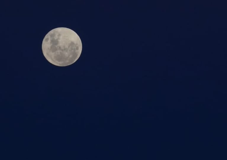 Luna llena en Córdoba.  (Foto: El Doce / Lucio Casalla)