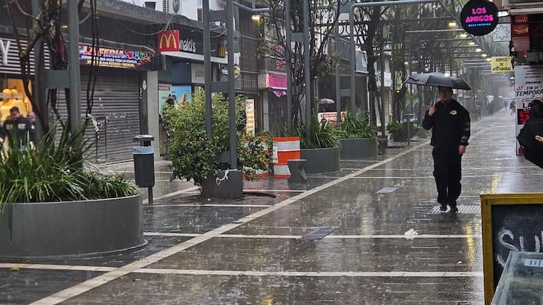 Lunes pasado por agua en gran parte de la provincia de Córdoba.
