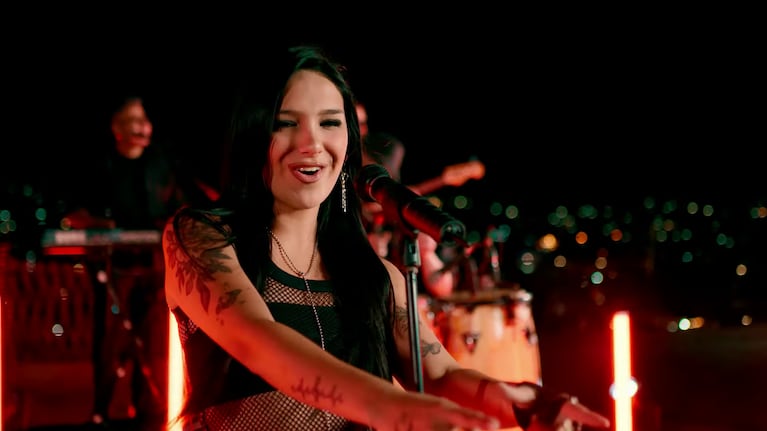 Luz Paisio en el estreno de "Enamorada".