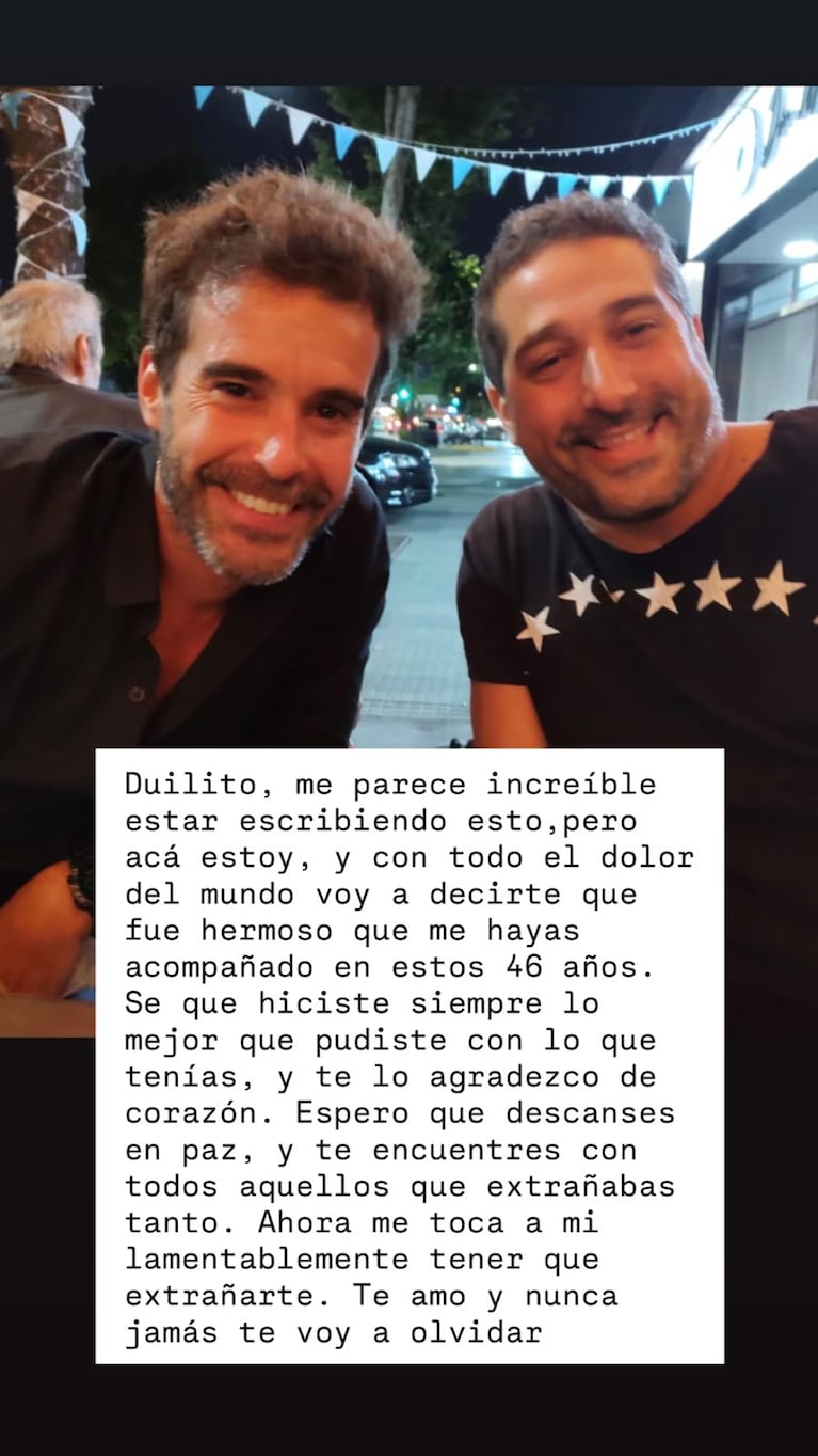 M urió el hermano de Nicolás Cabré