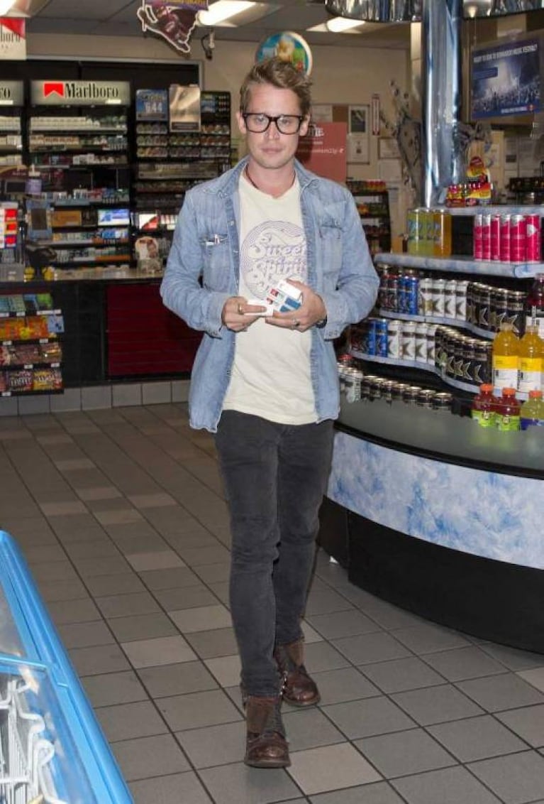 Macaulay Culkin reapareció con nuevo look