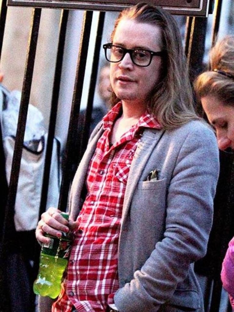 Macaulay Culkin reapareció con nuevo look