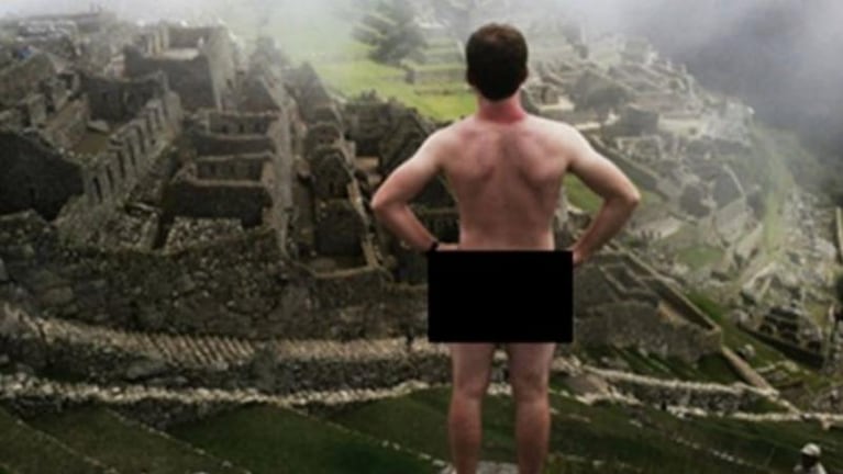 Machu Picchu: turistas detenidos por fotografiarse desnudos