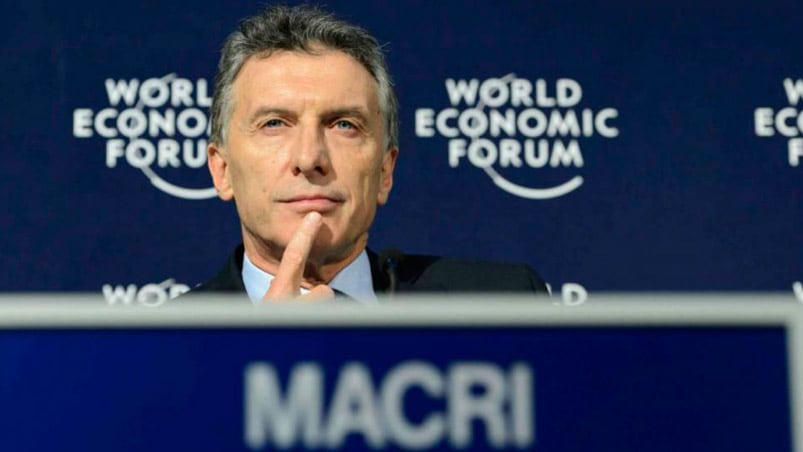 Macri abrió el Mini Davos en un hotel porteño. 